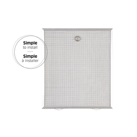 Broan-NuTone® Genuine Replacement Aluminum Filter for Range Hoods, 15-3/4" X 13-7/8", Fits Select Models, (2-Pack)
