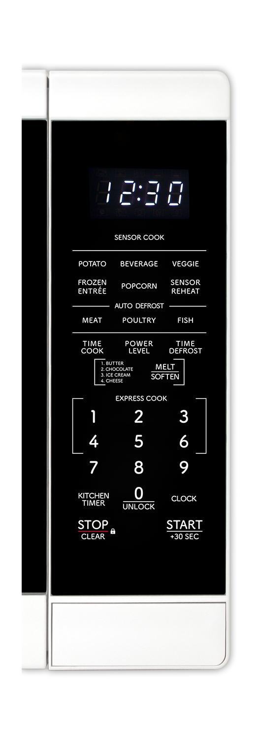 Sharp 1.4 cu. ft. 1100W White Countertop Microwave Oven