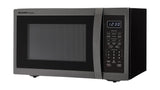 Sharp 1.4 cu. ft. 1100W Black Stainless Steel Countertop Microwave Oven