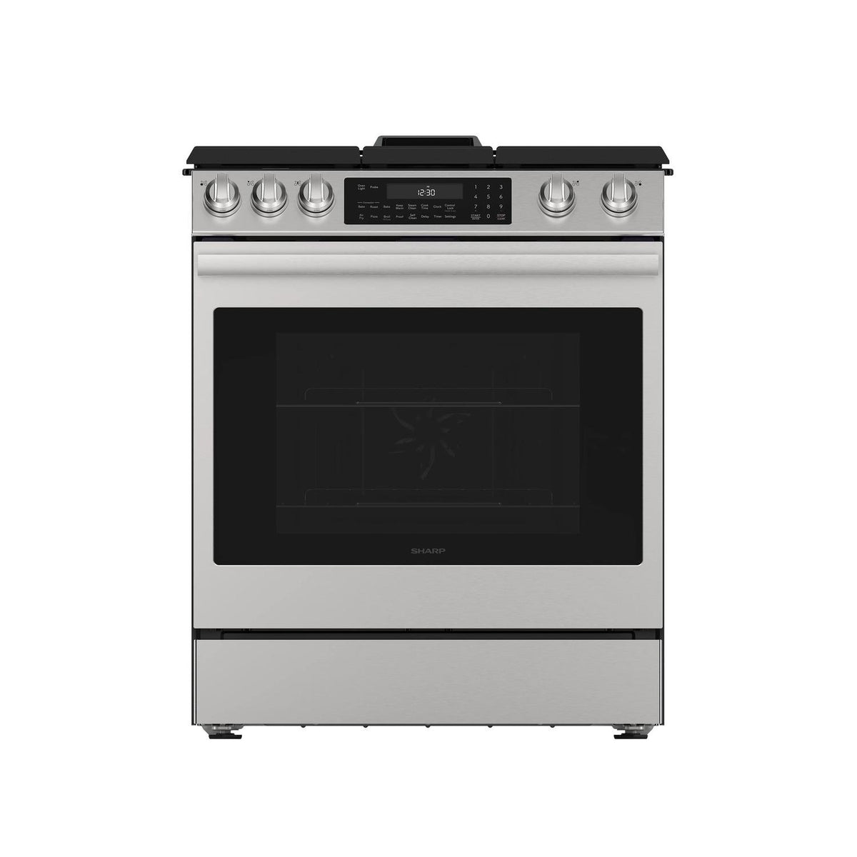 30 in. 5 Burner 6.1 cu. ft. Slide-in Gas Range with Convection