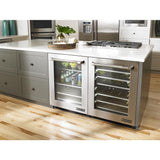 48" Built-In Side-by-Side Refrigerator with Water Dispenser