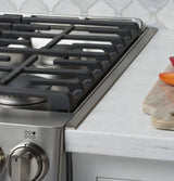 GE Profile™ 30" Smart Slide-In Front-Control Gas Double Oven Convection Range