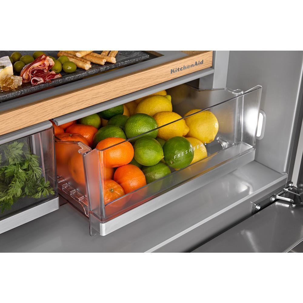 30 cu. ft. French Door Refrigerator with Interior Water and Ice and FreshChill™ Full-Width Refrigerated Drawer