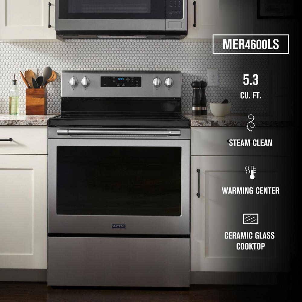 Electric Range with Steam Clean - 5.3 cu. ft.