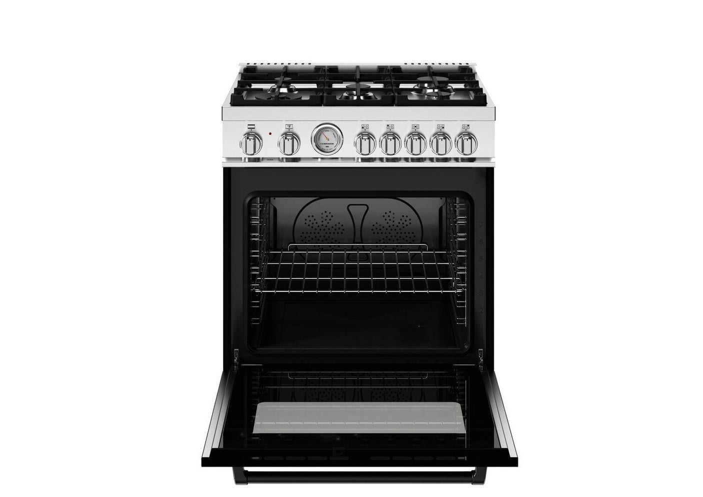 Master 30" Range Dual Fuel Manual Clean Nero Black