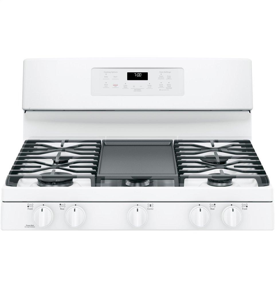 GE® 30" Free-Standing Gas Convection Range