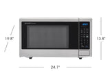 2.2 cu. ft. 1200W Stainless Steel Countertop Microwave Oven