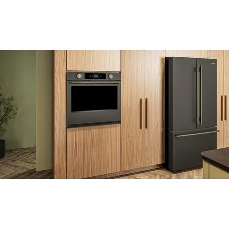 30-inch Smart Electric Single Wall Oven with Intelligent Cooking Camera - Black Ore