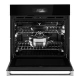 NOIR™ Single Wall Oven with MultiMode® True Convection, Flat-Tine Racks