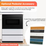 Sharp 24 in. 1.2 cu. ft. Deco Series Built-In Smart Microwave Drawer™ Oven with Easy Wave Open in Black