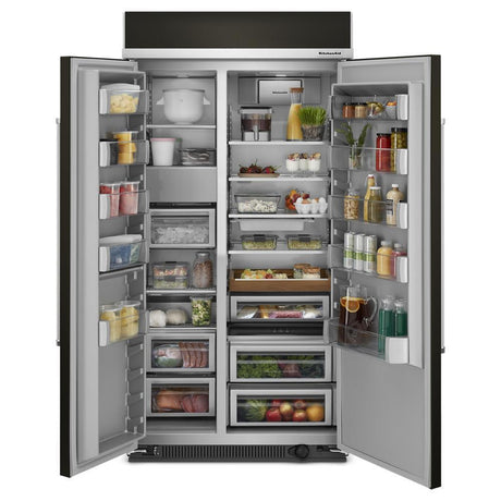 25.5 Cu Ft. 42" Built-In Side-by-Side Refrigerator with PrintShield™ Finish