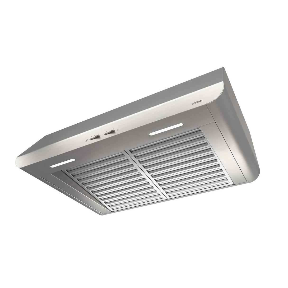 Broan® Spire 48-Inch Convertible Under-Cabinet Range Hood, 450 Max Blower CFM, Stainless Steel