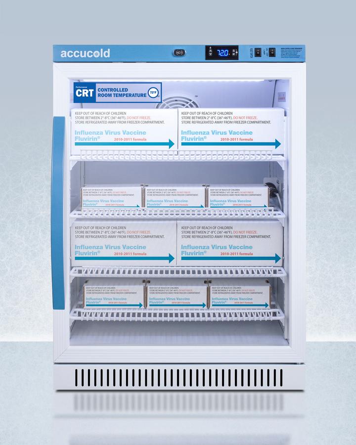 6 CU.FT. ADA Height Upright Controlled Room Temperature Cabinet
