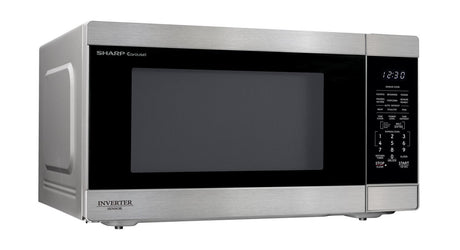 Sharp 2.2 cu. ft. 1200W Stainless Steel Countertop Microwave Oven with Inverter Technology