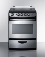 24" Wide Electric Smooth-top Range