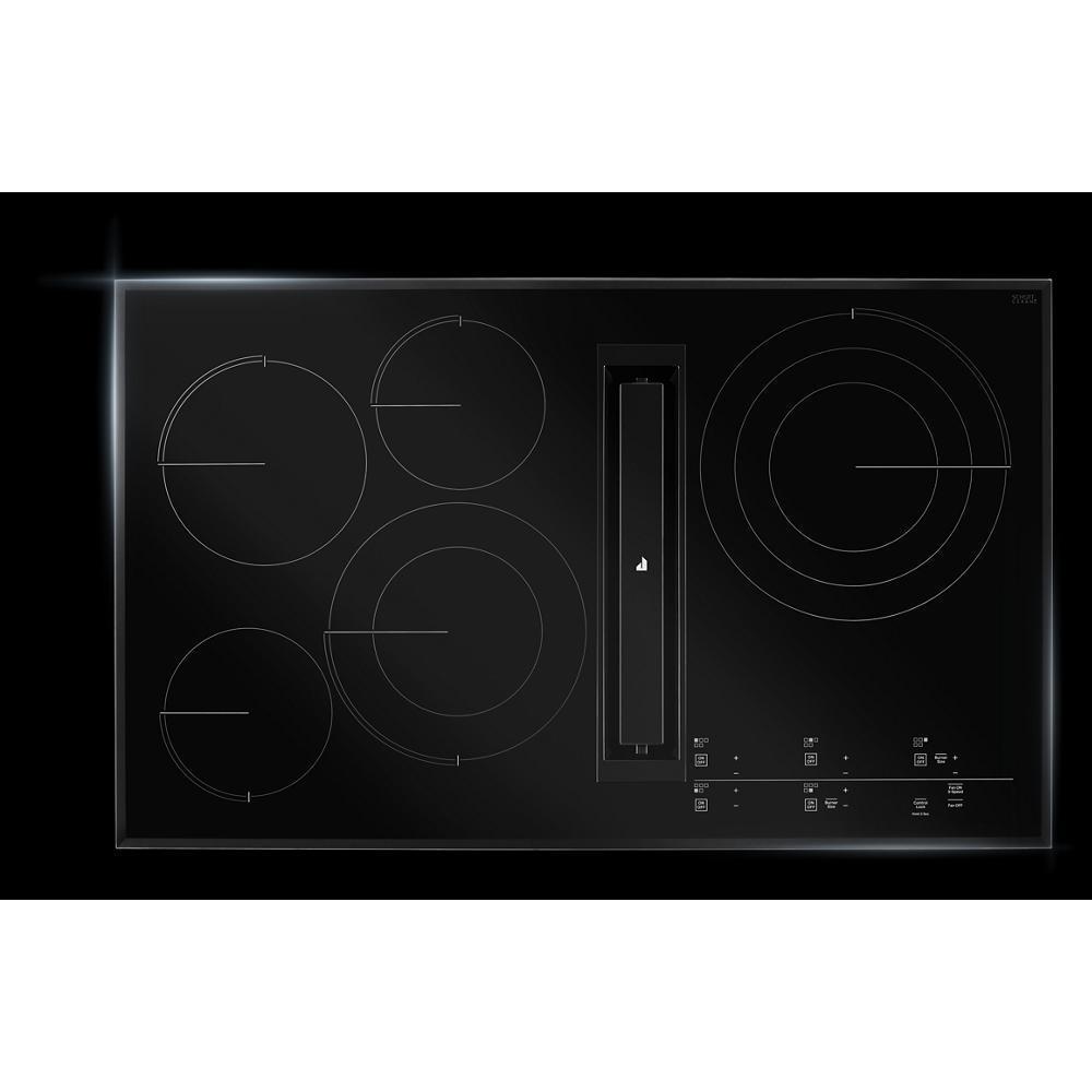 36" Oblivion Glass Electric Radiant Downdraft Cooktop with Tap Touch Controls
