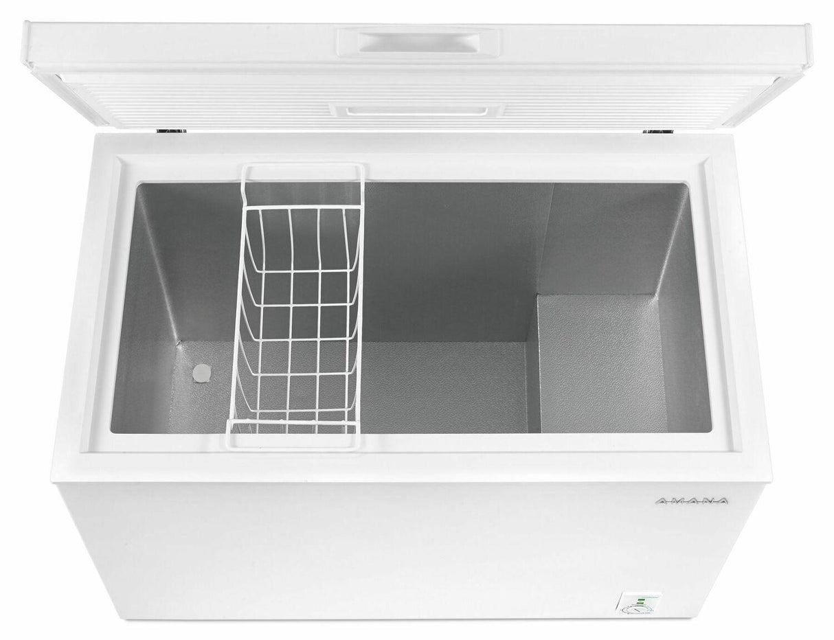 7.0 Cu. Ft. Compact Freezer with 1 Basket - White