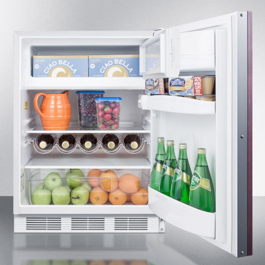 24" Wide Refrigerator-freezer (panel Not Included)