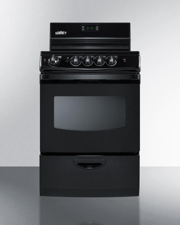 24" Wide Electric Smooth-top Range