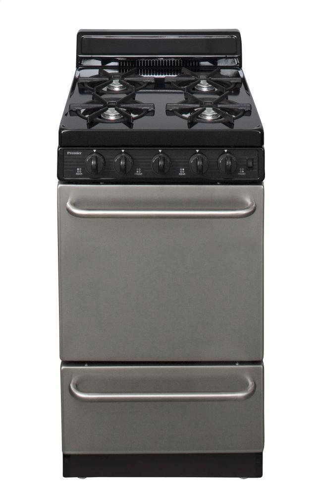 20 in. Freestanding Gas Range in Stainless Steel