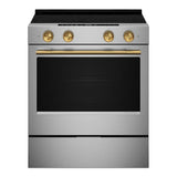 Brass Handle and Knob Hardware Accessory Kit for KitchenAid® Slide-In ConvectionRange