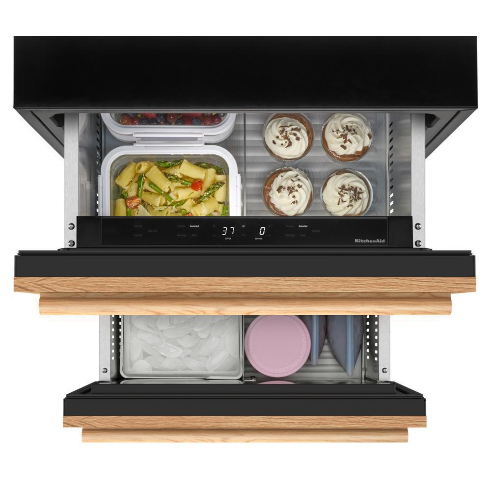 24" Panel-Ready Undercounter Double-Drawer Refrigerator