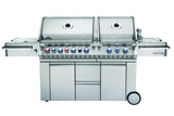 Napoleon's Prestige PRO™825 with side range burner and rear/internal infrared burners.