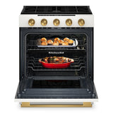 5.0 Cu. Ft. Smart Slide-in Gas Range with Convection Cooking Modes and 2-in-1 Burner
