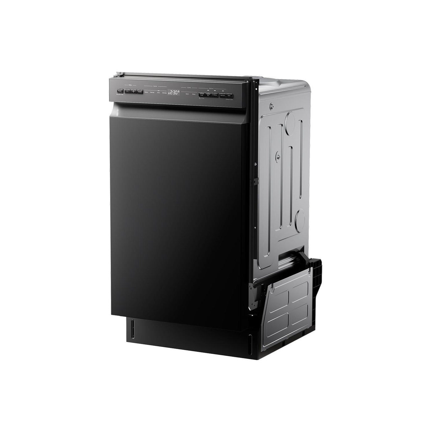 Midea 18" Front Control Dishwasher with Heated Dry