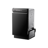 Midea 18" Front Control Dishwasher with Heated Dry