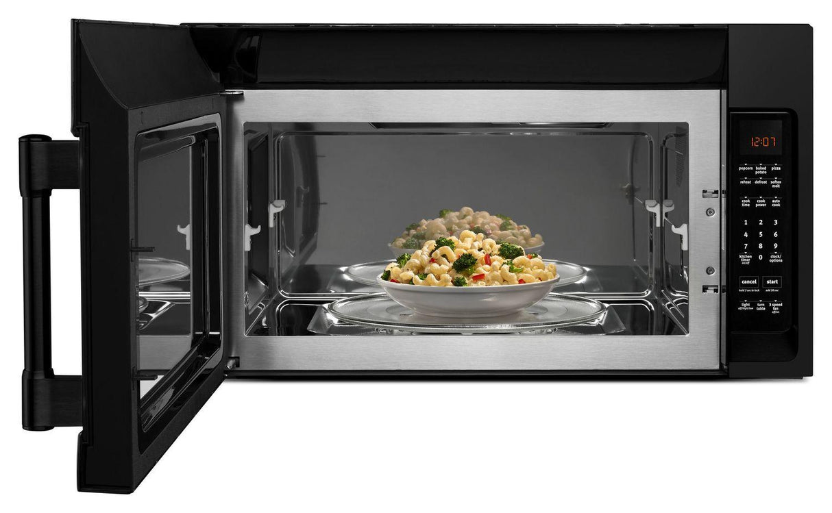 Over-The-Range Microwave With Interior Cooking Rack - 2.0 Cu. Ft. Black