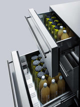 24" Wide 3-drawer All-refrigerator