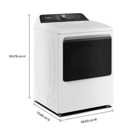 7.5 cu. ft. Smart Electric Top Load Dryer with Steam Iron and AI Dry