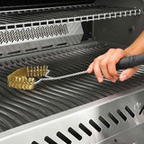 Three Sided Grill Brush - Brass Bristles