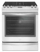 5.8 Cu. Ft. Slide-In Gas Range with EZ-2-Lift™ Hinged Grates - White Ice
