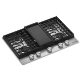 KitchenAid® 30 in. Gas Cooktop with 5 Burners and Integrated Wok Grate