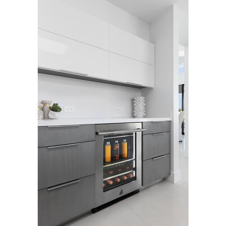 RISE™ 24" Built-In Undercounter Beverage Center, Left Swing