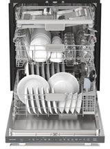 24" Top Control Stainless Steel Handle 47 dBA Dishwasher with Auto Door Open