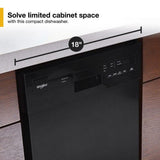 Small-Space Compact Dishwasher with Stainless Steel Tub