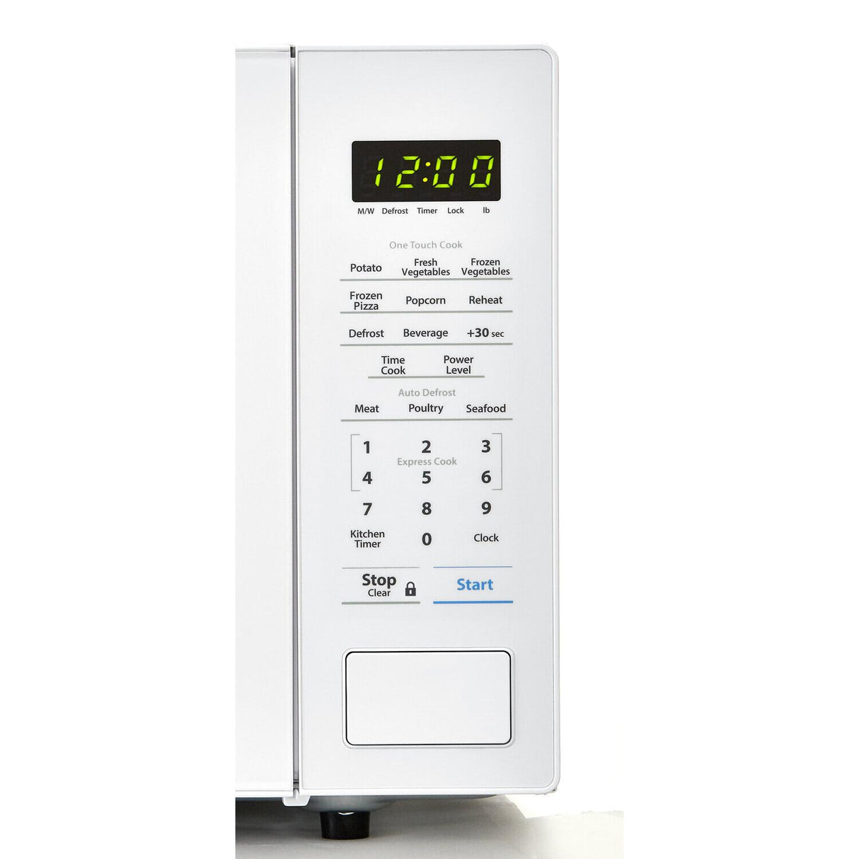 1.1 cu. ft. 1000W Sharp Countertop White Microwave