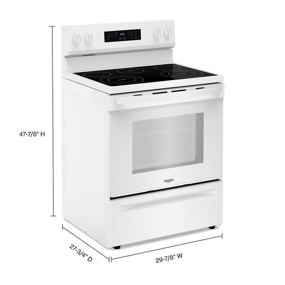 30-inch Electric Range with Steam Clean