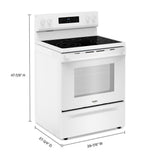 30-inch Electric Range with Steam Clean