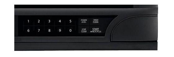 1.5 cu. ft. 1100W Black Sharp Over-the-Counter Carousel Microwave Oven