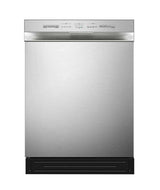 Midea 24" Front Control Dishwasher with Stainless Steel Tub and Interior LED Light