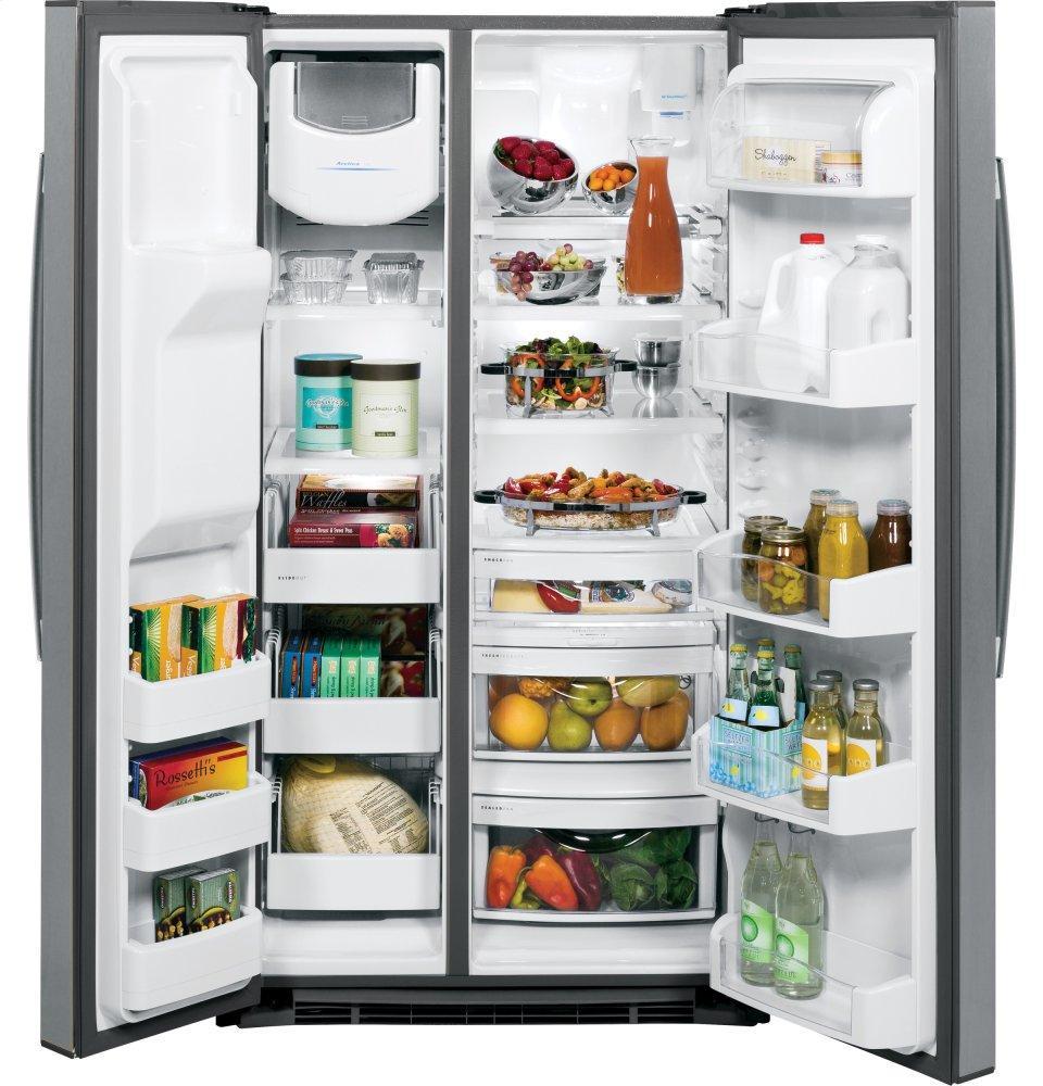 GE Profile™ Series ENERGY STAR® 25.3 Cu. Ft. Side-by-Side Refrigerator
