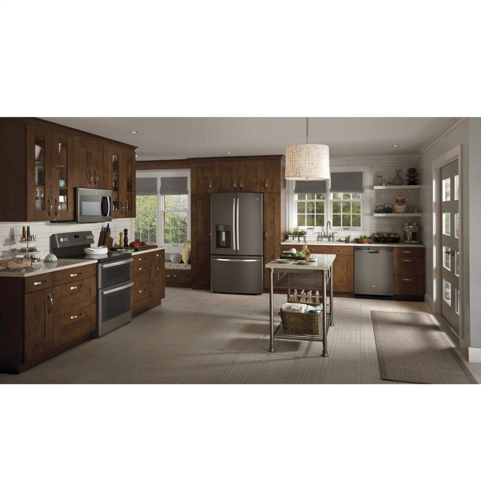 GE® 30" Free-Standing Electric Double Oven Convection Range