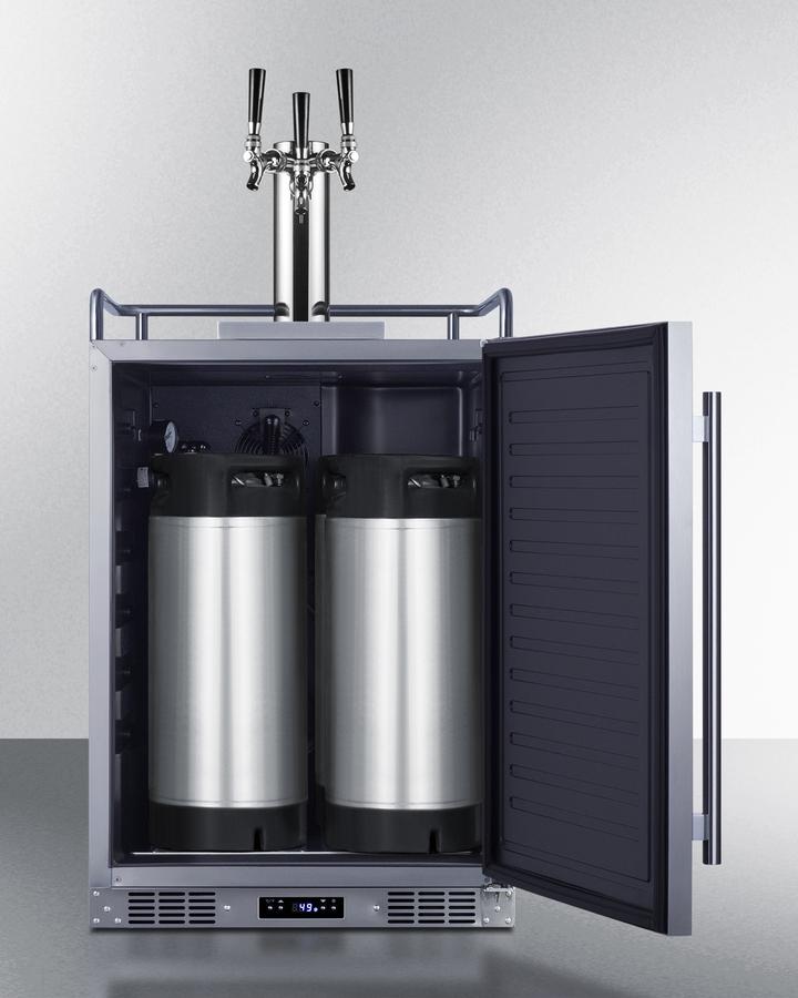 24" Wide Built-in Outdoor Beer Kegerator