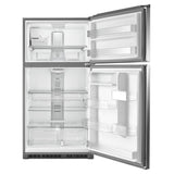 33-Inch Wide Top Freezer Refrigerator with EvenAir™ Cooling Tower- 21 Cu. Ft.