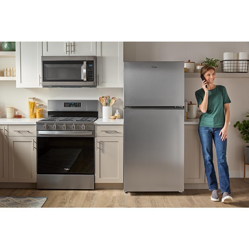 Whirlpool® 29.5-inch Wide Top Freezer Refrigerator with Total Coverage Cooling- 19.2 Cu. Ft.
