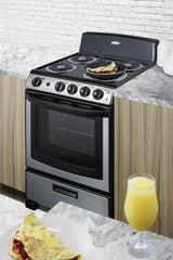 24" Wide Electric Coil Range
